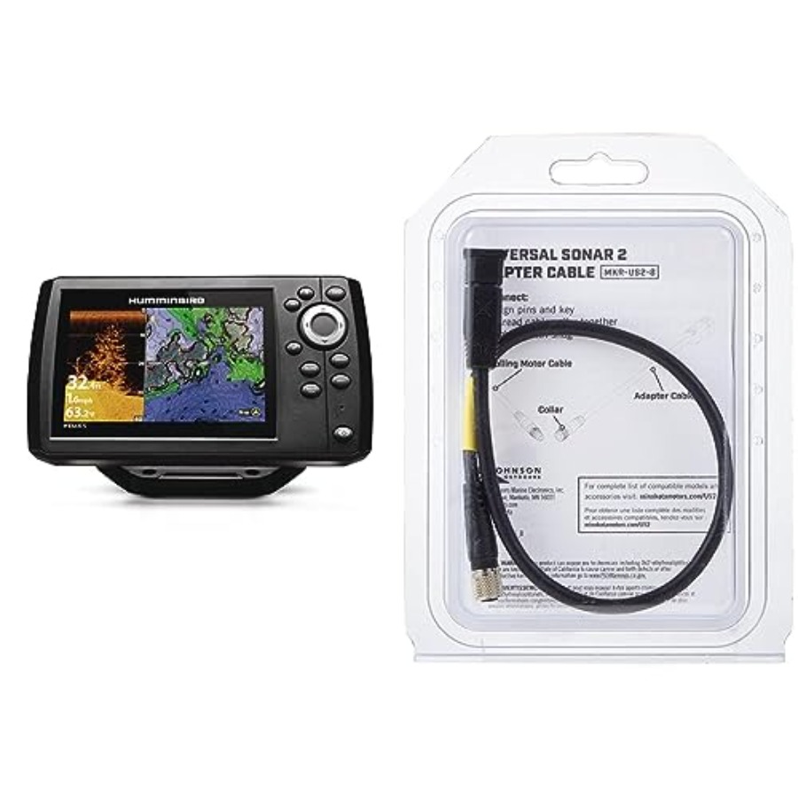 Fishing Gps - Zestaw echosondy Helix 5 i akcesoriów