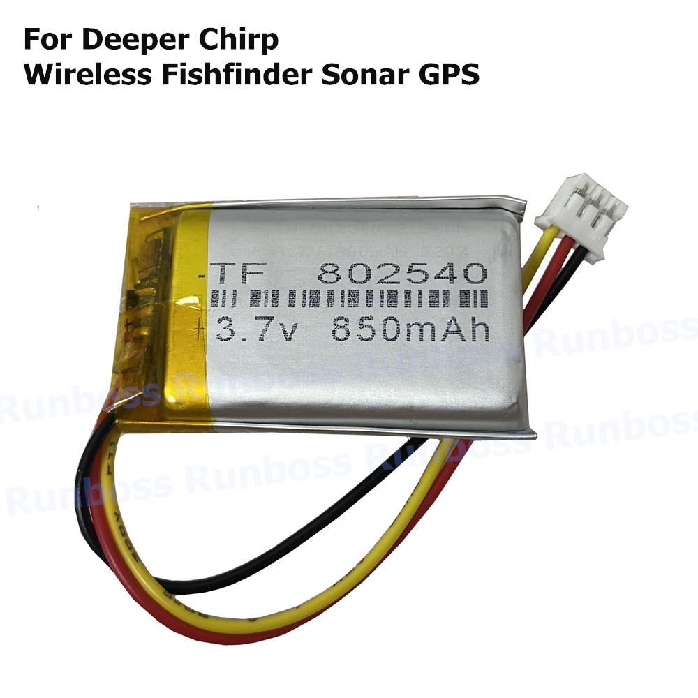 Fish Finder Gps - Nowa bateria litowo-polimerowa 3,7 V 850