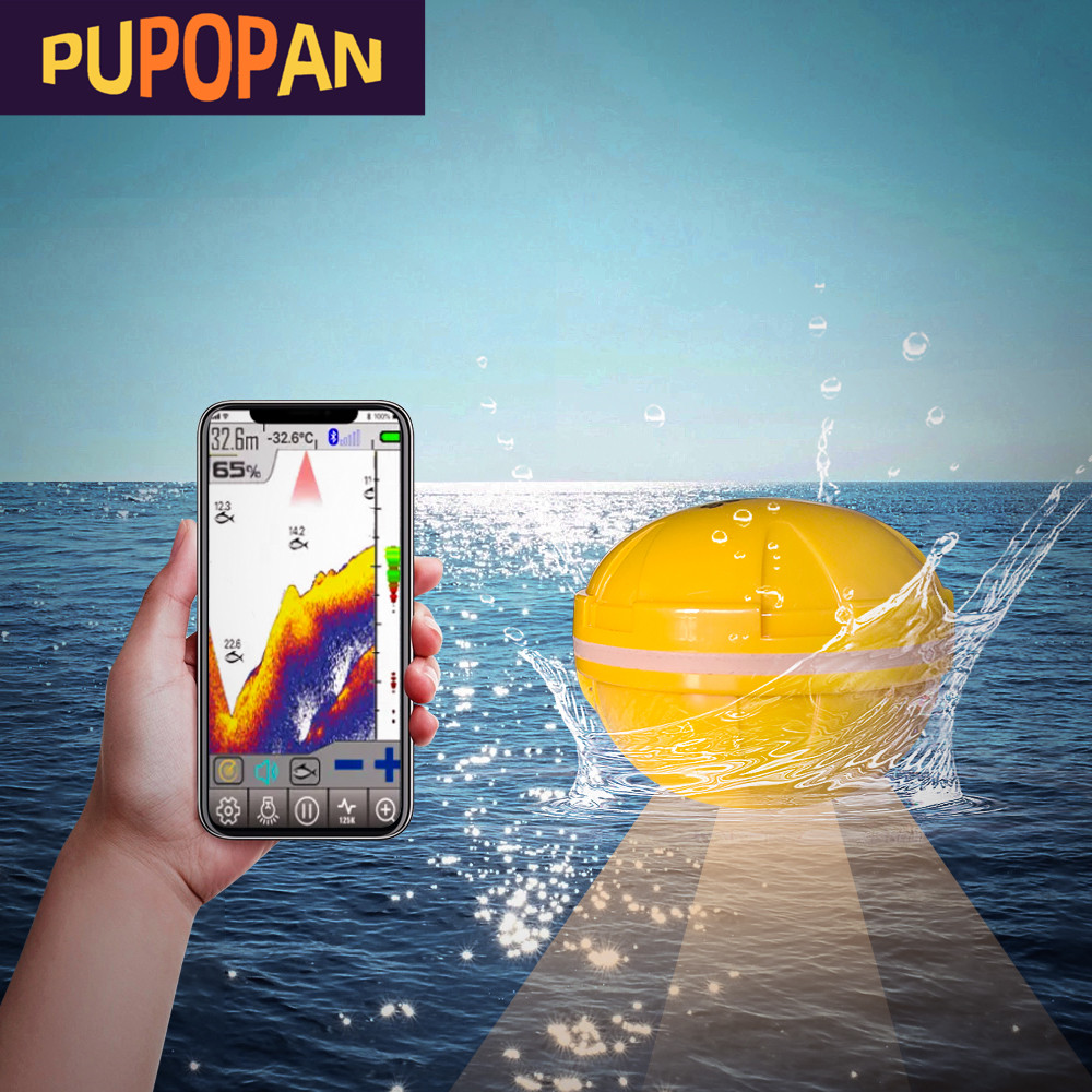 PUPOPAN 100M Nowy Inteligentny – Fish Finder Battery recenzja i cena