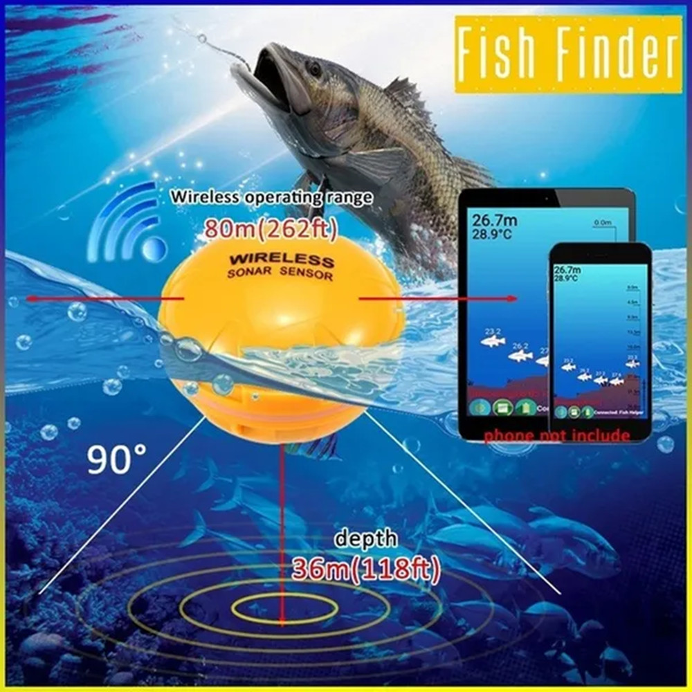 PUPOPAN 100M Nowy Inteligentny – Fish Finder Battery recenzja i cena