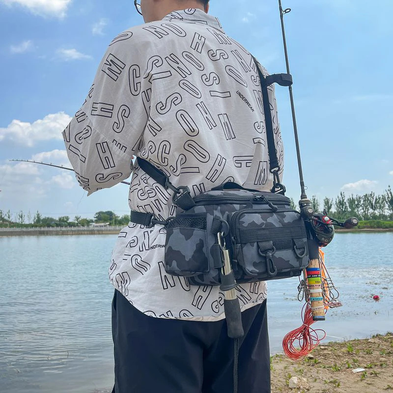 Czarna torba wędkarska na rami – Fish Finder Case recenzja i cena